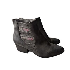 Maurices Greta 30719 Women's Gray Ankle Boots Size 10 M